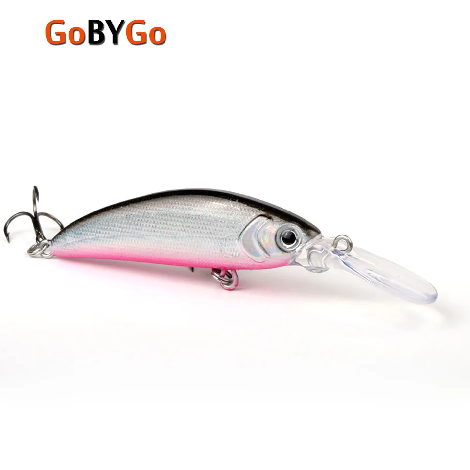 GoByGo 1 шт. Рыболовная Приманка Minnow 5 5g см маленькие качели сильный воблеры