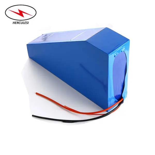 Flash Deal High capacity triangle 52V 35Ah battery pack for 48V 1500W 1600W e bike accu lithium ion battery 48v by 14S10P 35E cells 5