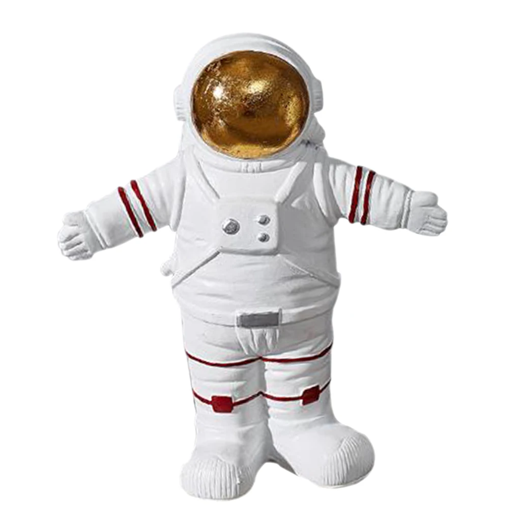 Creative Space Man Astronaut Sculpture Cosmonaut Figurine Model Resin Crafts Statue Home Decoration