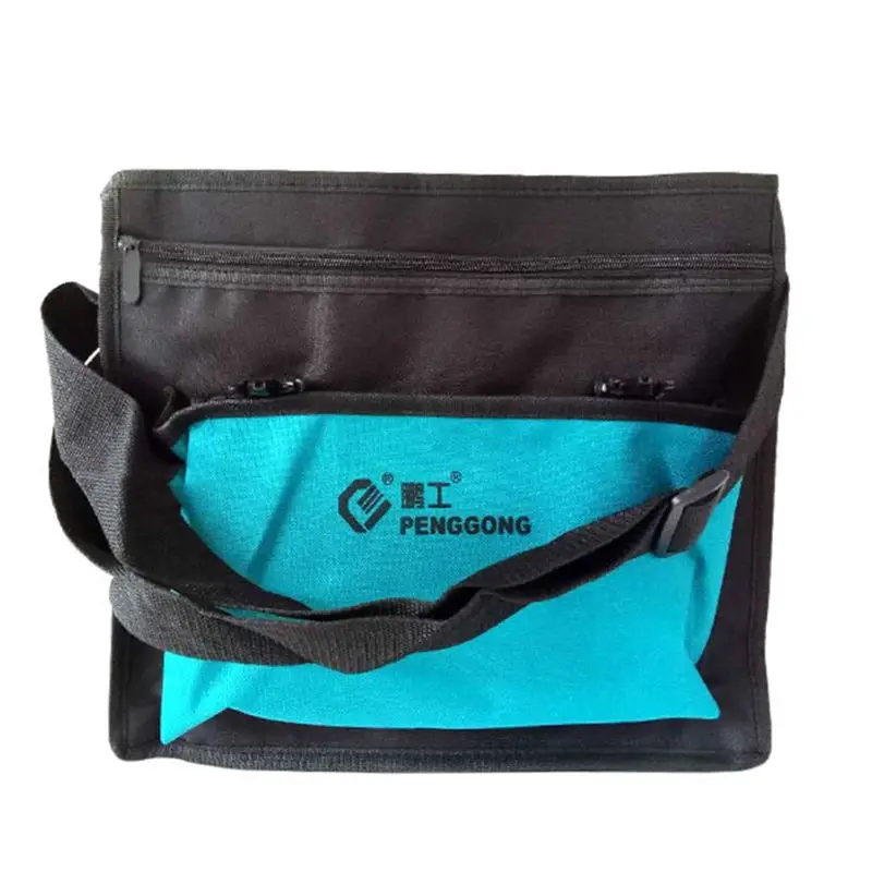 Аппаратный инструментарий Shoulderbag водонепроницаемый Оксфорд ткань мульти молния организовать карманы сумка для хранения Портативный