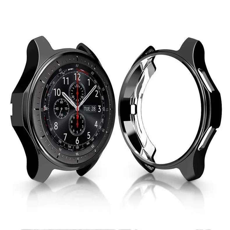 Gear S3 frontier для samsung Galaxy Watch 46 мм 42 м чехол ремешок reloj Обложка Мягкий ТПУ покрытием все вокруг Защитный чехол рамка