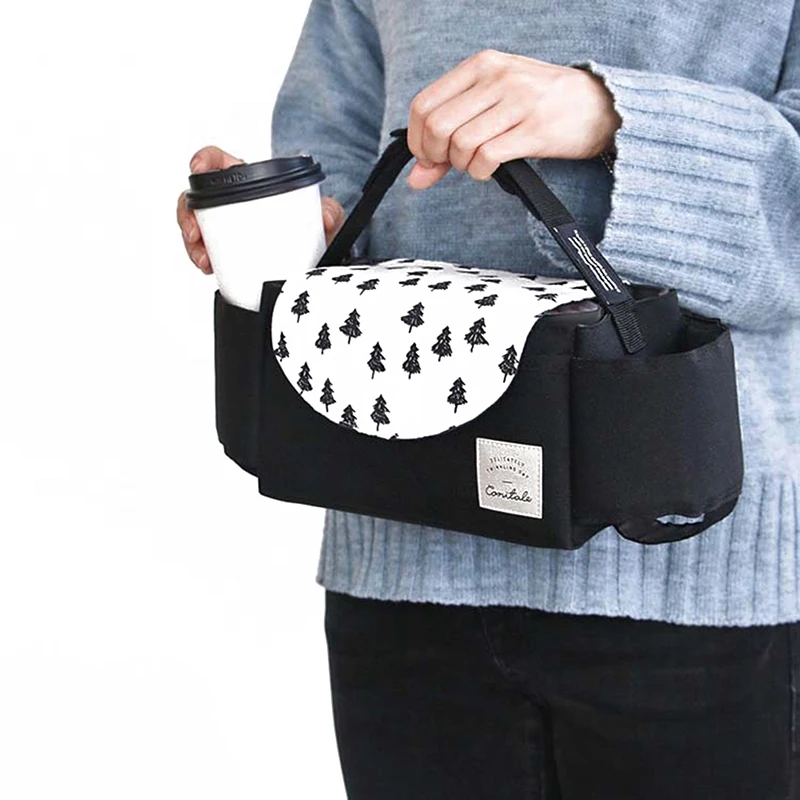 

New 2019 Women Printing Strollers Baby Trolley Bags with Detachable Multifunctional Organizer Waterproof Handbags Shoulder Bag