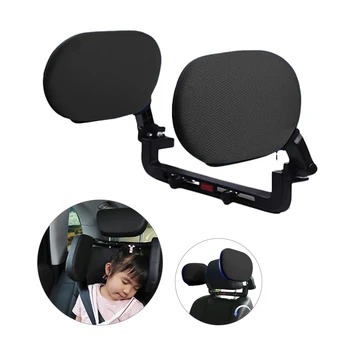 

Car Seat Headrest Neck Pillow Neck Support With High Elastic Nylon Retractable Support On Both Sides Car Seat for Adult Children