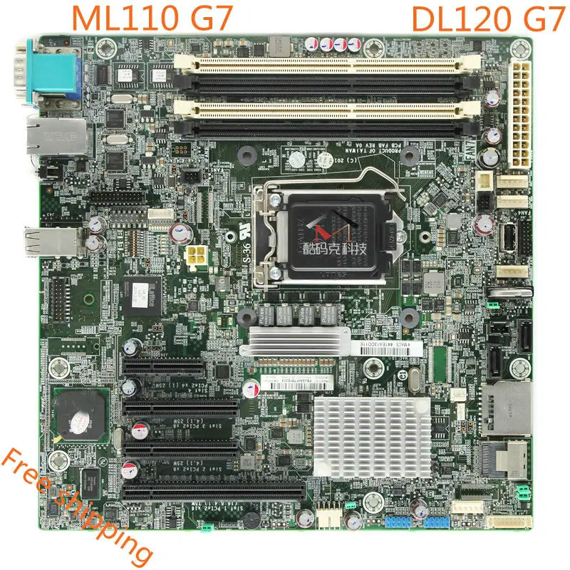 

644671-001 Motherboard For HP ProLiant ML110 G7 DL120 G7 Motherboard 625809-002 625809-001 Mainboard 100%tested fully work