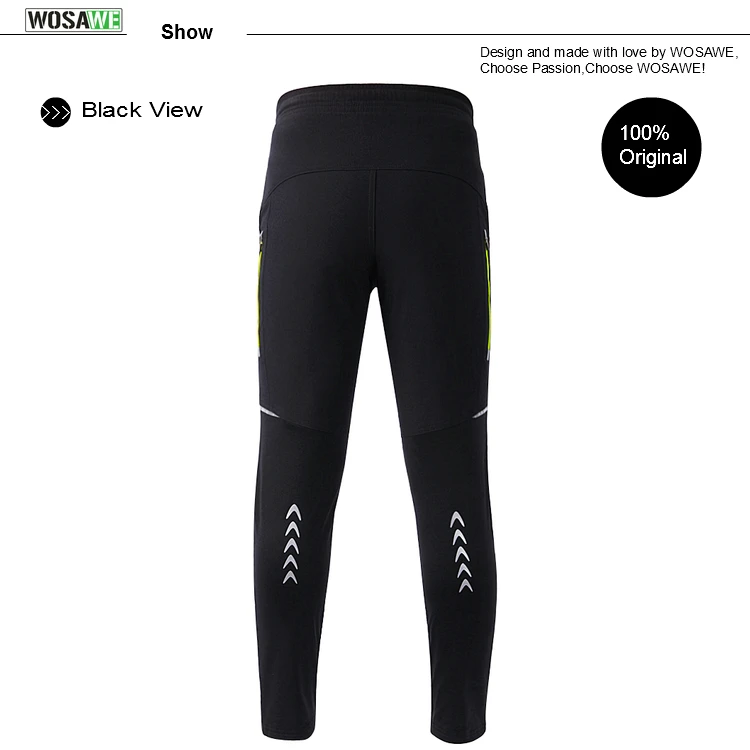 WOSAWE зимние мотоциклетные штаны мужские ветрозащитные мото брюки внедорожная спортивная одежда мотокросса Светоотражающие спортивные штаны