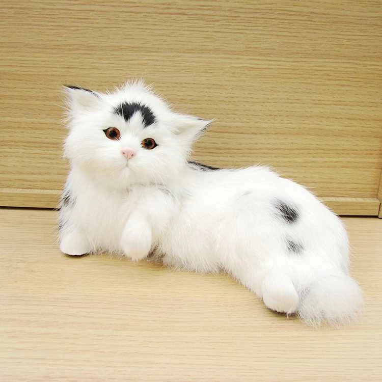 Nouvelle Simulation De Chat Blanc Et Noir Couleur Naturelle Realiste Modele De Chat Mechant Cadeau Aliexpress Nouvelle Simulation De Chat Blanc Et Noir Couleur Naturelle Realiste Modele De Chat Mechant Cadeau Aliexpress