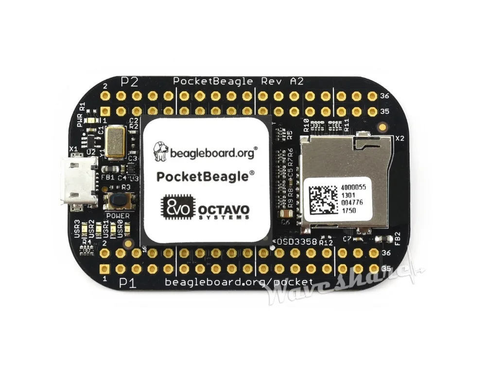 PocketBeagle, open source USB key fob computer, OSD3358