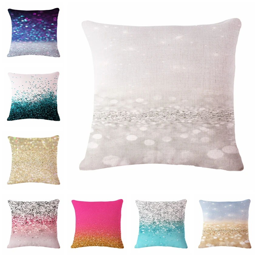 Sky Purple Sand Cushion Cover Print Linen Affection Sofa ...