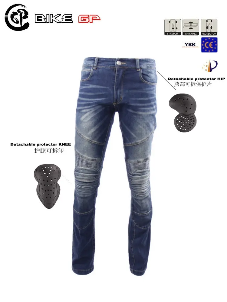 Original BIKE GP gpp01 motorcycle jeans pants popular brands riding