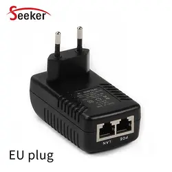 Новый Ethernet POE инжектор DC12V 1A 12 Вт Настенный разъем POE переключатель адаптер питания ЕС/США/AU/Великобритания вилка опционально