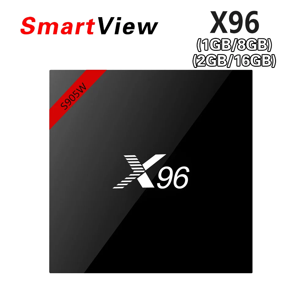 

X96W Android 7.1 Smart TV Box Amlogic S905W Set top Box 1GB/8GB 2GB/16GB TVBOX Support KD player 2.4GHz WiFi HD 4K H.265 PK X96