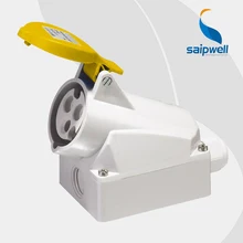 32A 110 В 3 P(2 P+ E) CEE электрическая розетка для промышленных стену воды/брызг IP44 en/iec 60309-2 типа SP1420