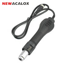 NEWACALOX фена ручка 8 отверстий фен пистолет ручка для 8586 858D 878D BGA паяльная станция с функцией демонтажа инструмент