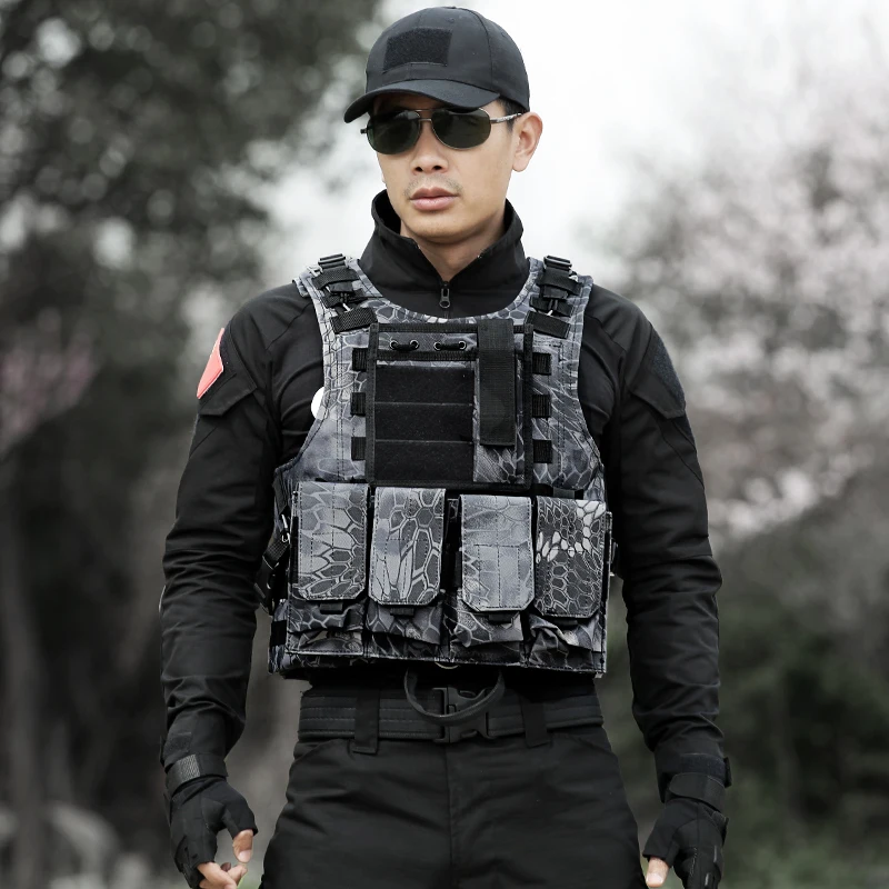 Details about   Tactical Vest Military Combat Armor Vests Mens Tactical Hunting Vest Army 