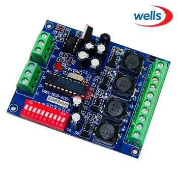 

Constant Current 350ma High-power 4CH RGBW dmx Controller,drive ,DMX512 decoder For led floodlight LED Wall washer lamp