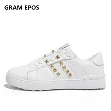 Top 2017 New Hot Fashion Women Rivet Leisure 3cm High Heel Female Casual Footwear classic Couple shoes For Adults basket femme
