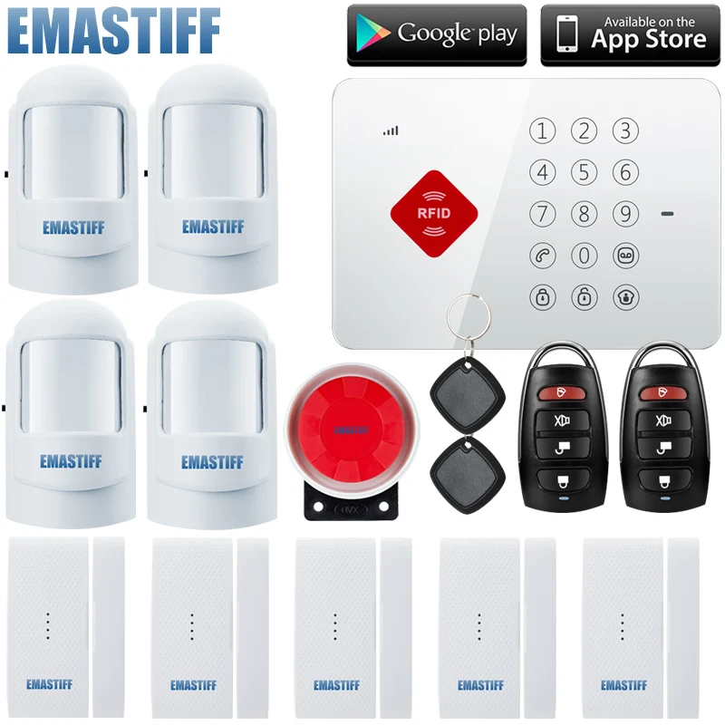 Wireless GSM Alarm System For Home Wireless Security Alarm System with