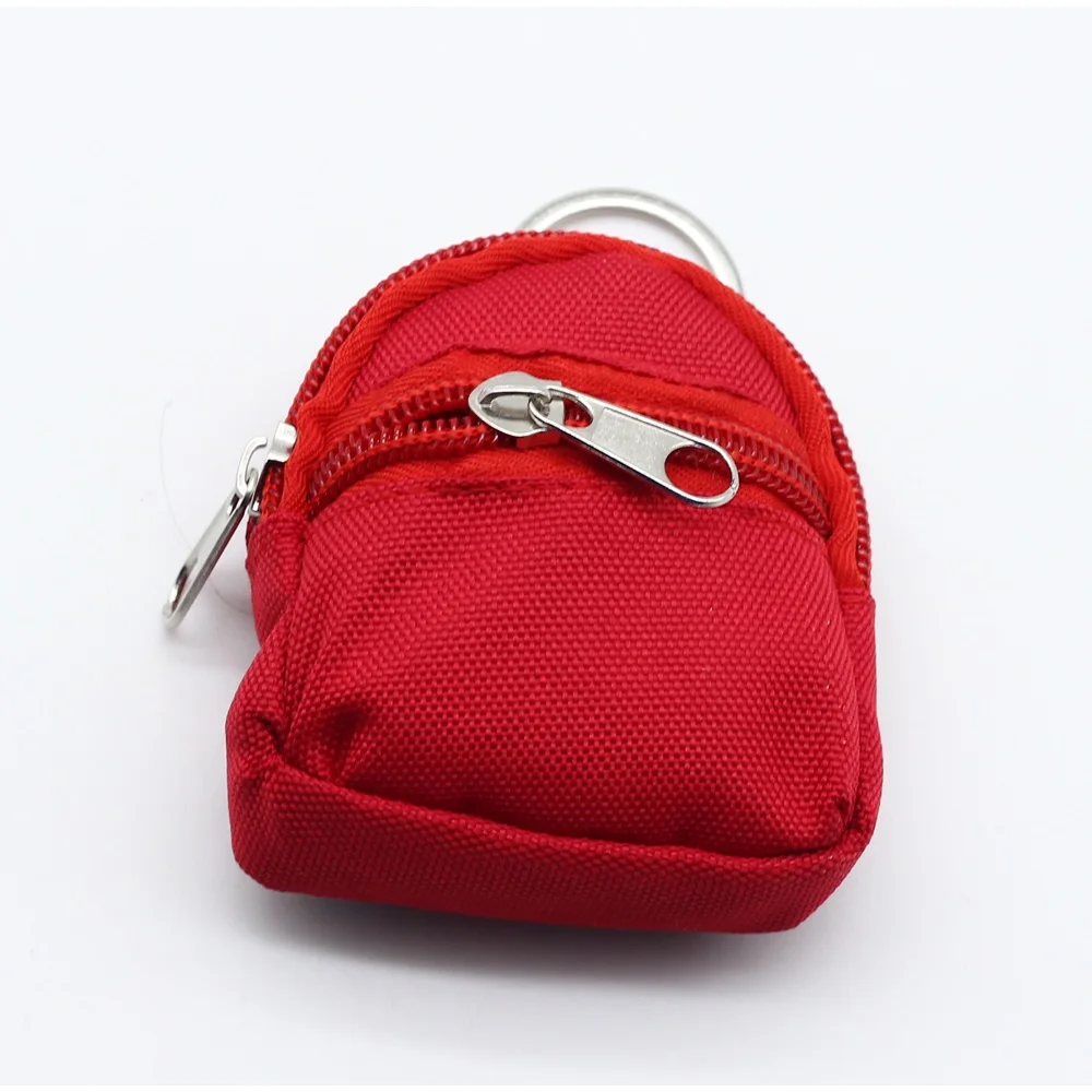 1 шт. 1/6 кукла рюкзак сумка Аксессуары для мини игрушки для Барби BJD милые детские подарки сумки - Цвет: Красный