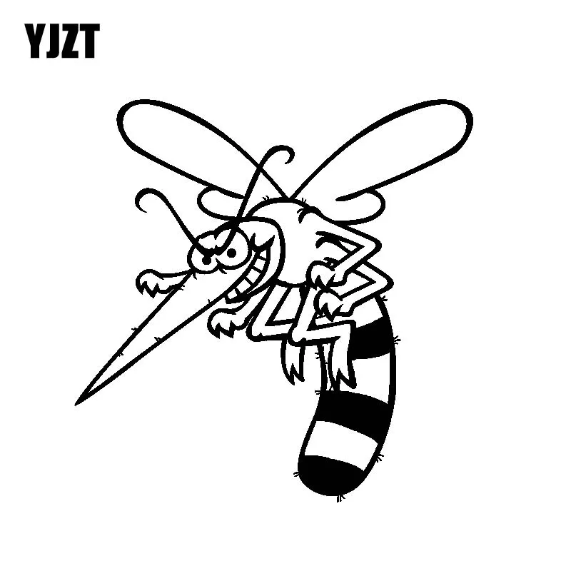 YJZT 14 8 см * 15 нежный Mosquito ошибка летающих насекомых интересные оригинальные