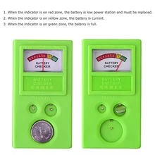 1 шт. LR44 CR2032 CR2025 часы батарея проверки легкий вес кнопки сотового монета тестер заряда батареи