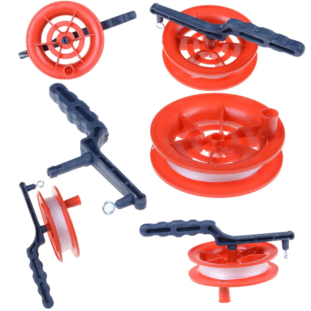 1 Set Kite roller tool New Handle Line String Bearing Wheel Outdoor