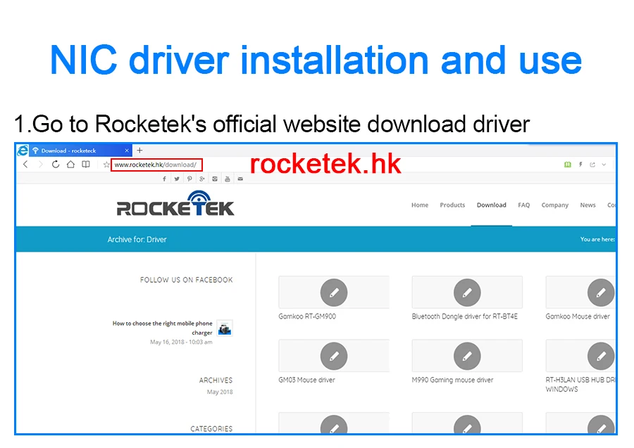 Rocketek 600 Мбит/с двухдиапазонный беспроводной ЛВС USB WiFi адаптер RTL8188CU Wi-Fi приемник Dongle 2,4G 5 ГГц для ПК Windows/MAC OS/Linux