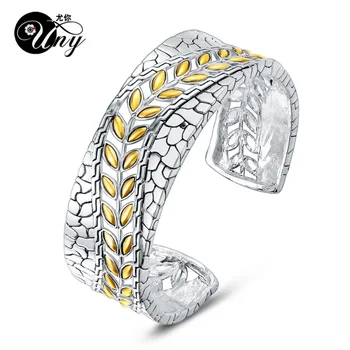

UNY Bracelet Designer Brand Fashion Hardy Vintage jewelry Flower Leaf Antique Cuff Bangle Womens Christmas Gifts Free Shipping