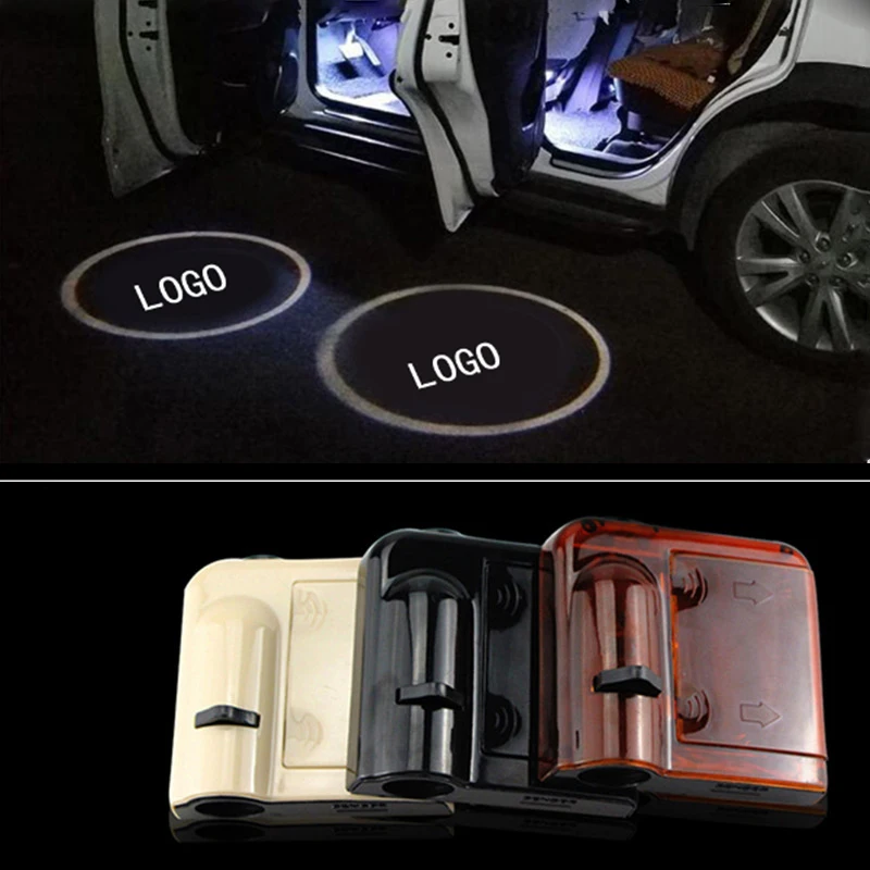 2x led car door light logo projector laser shadow light Door
