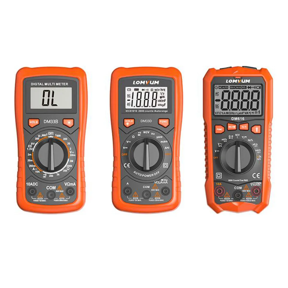 

Multimeter Digital Capacitance Voltage Mini Measurement Tester Automatic Range Profisional LCR Meter With Universal Needle Tip