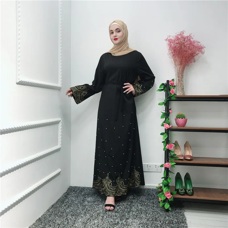Vestidos Рамадан кафтан абайя, арабское мусульманское платье кафтан марокаин кафтан Турция хиджаб ИД платья халат Musulmane Longue