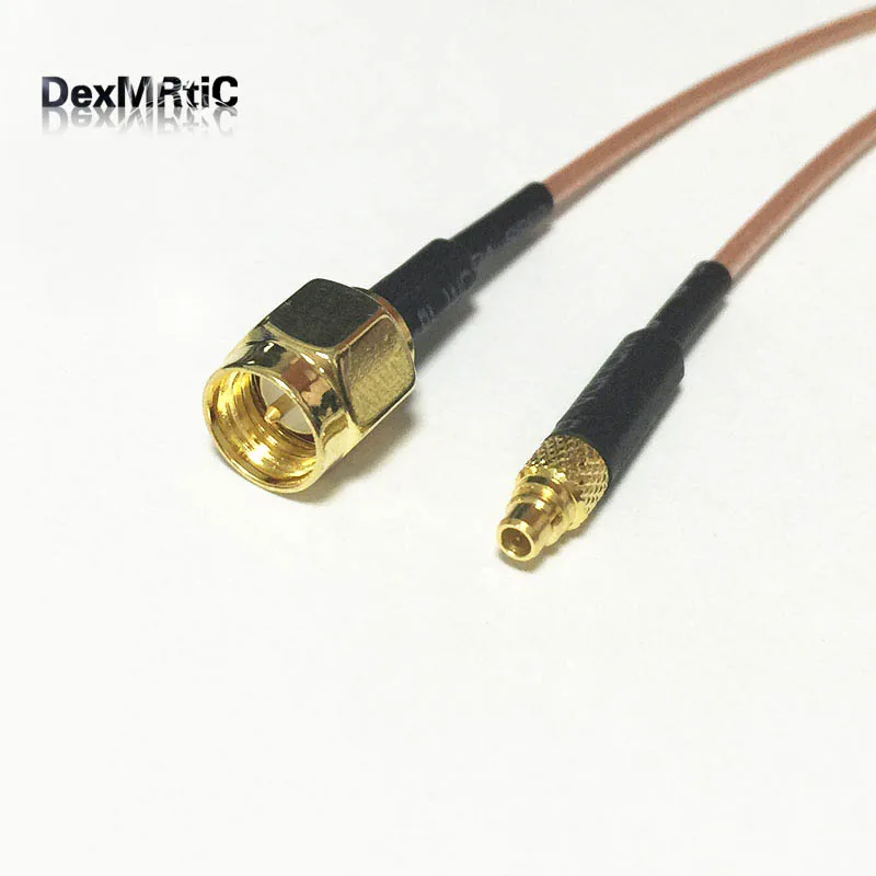 1 шт. SMA штекер MMCX Мужской прямой кабель Пигтейл адаптер RG178 15 см/30 см/50 см|adapter