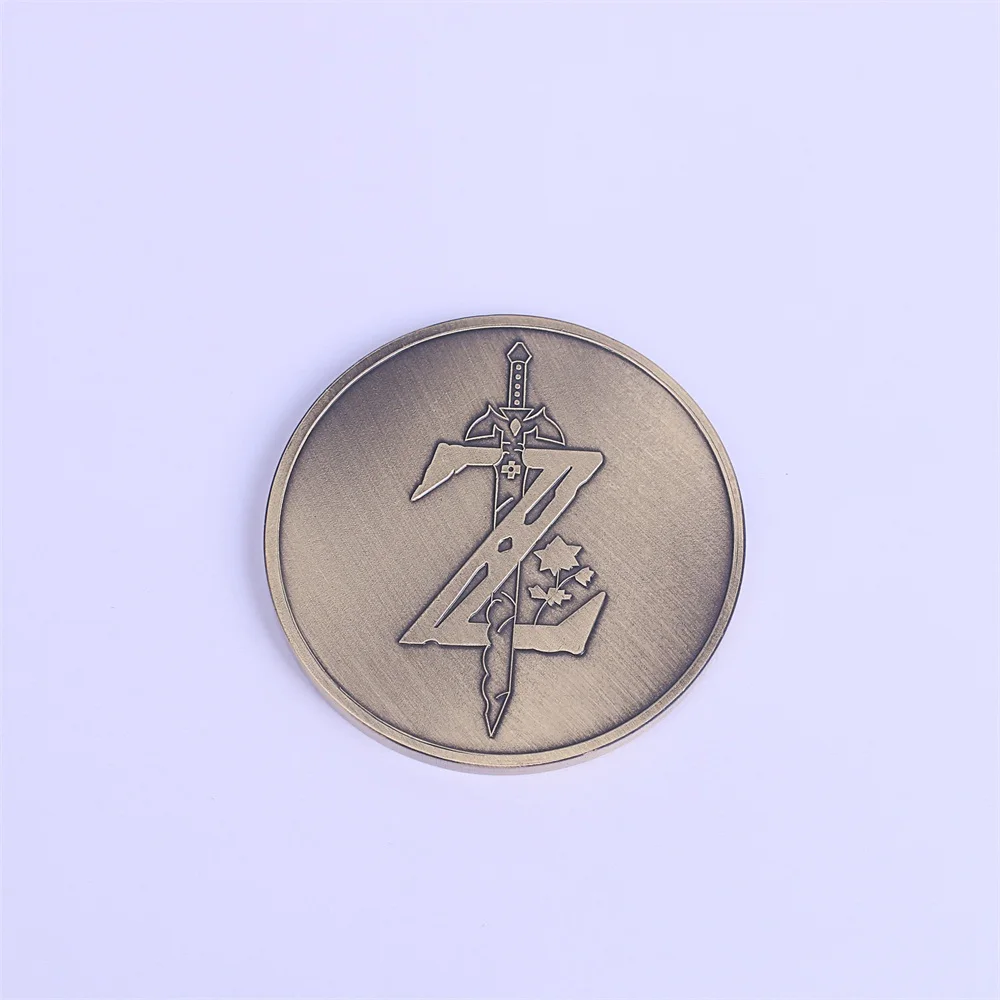 Hot Game The Legend of Zelda Cosplay Breath of the Wild Special Collectible Coin Handmade New Halloween Party (2)
