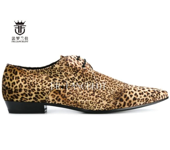 Fr Lancelot 2020 Beyefendi Deri Ayakkabi Moda Erkek Elbise Ayakkabi Lace Up Leopar Ayakkabi Erkekler Dugun Parti Ayakkabilari Nokta Ayak Daireler Flats Fashion Shoes Men Weddingweddings Fashion Aliexpress