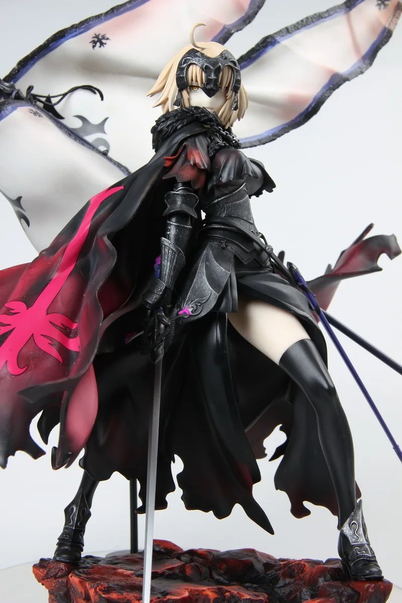 Большой размер Fate Grand Order Avenger Joan of Arc Jeanne d'Arc Alter Black Ver. ПВХ фигурка Коллекционная модель игрушки