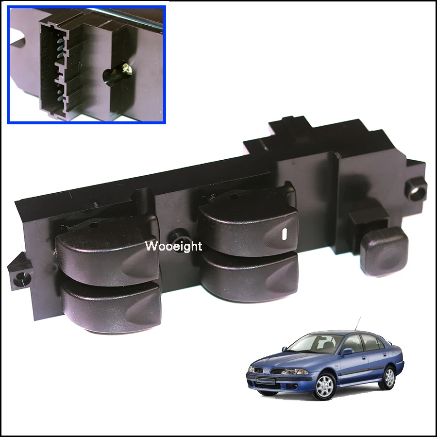 Wooeight Front Left Power Master Window Button Switch MR792845 MR740599 For Mitsubishi Space Star For Carisma 1998-2004 LHD (2)