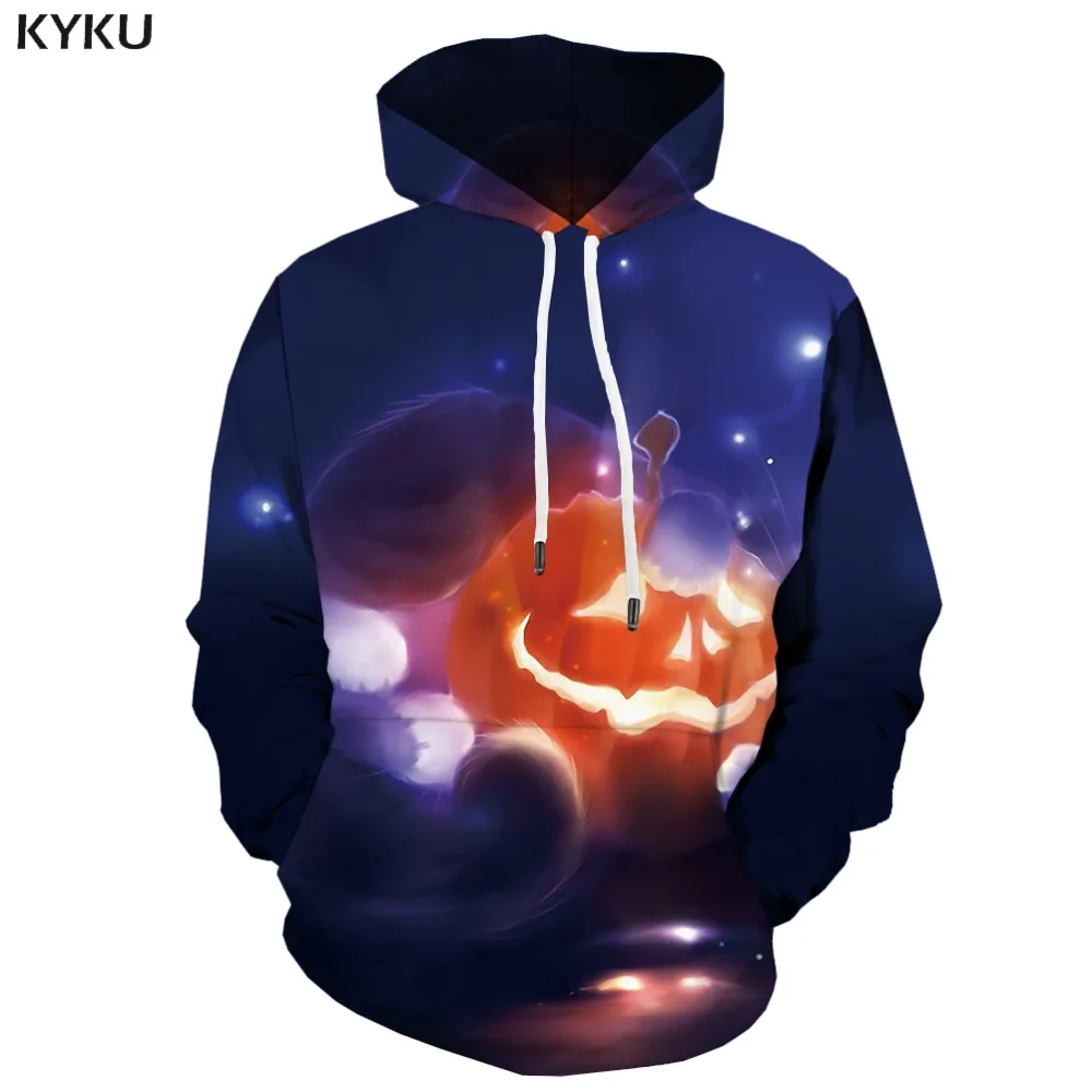KYKU 3d Hoodies Cat Hoodie Men War Hooded Casual Metal 3d Printed Armor Sweatshirt Printed Animal Hoody Anime Unisex Hip Hop