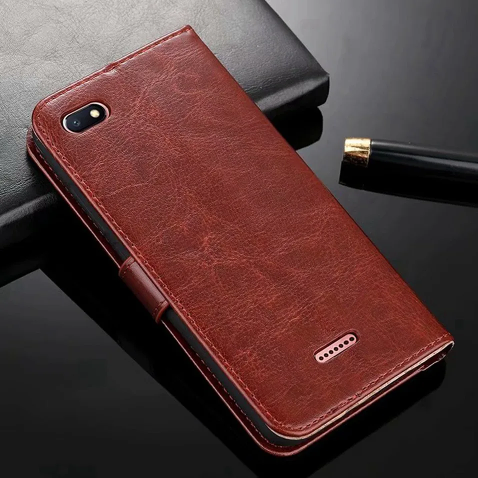 WhaY Vintage Case For Xiaomi Redmi 6A Case Wallet Kickstand PU Leather Shockproof Luxury Xaomi Redmi 6A Cover Filp Fundas Coque  (7)