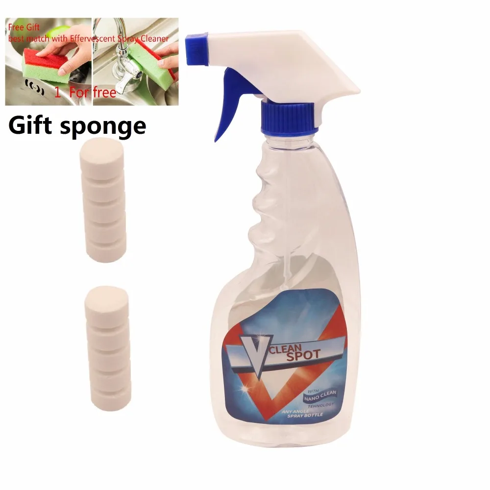 

Dropship Multifunctional Effervescent Spray Cleaner Set With Bottle All Purpose Home Clean Effervescent Spray Cleaner with g