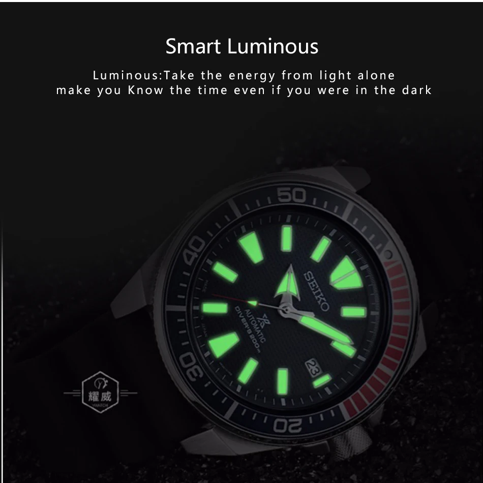 Спортивные мужские часы SEIKO ProPex серии из нержавеющей стали 200 м водонепроницаемые светящиеся стрелки/главы глобальная гарантия SRPB49J1 SRPB51J