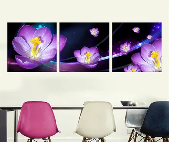 

DIY 5D diamond embroidery purple flower diamond painting Cross Stitch Crafts full square Rhinestones mosaic home decoration gift