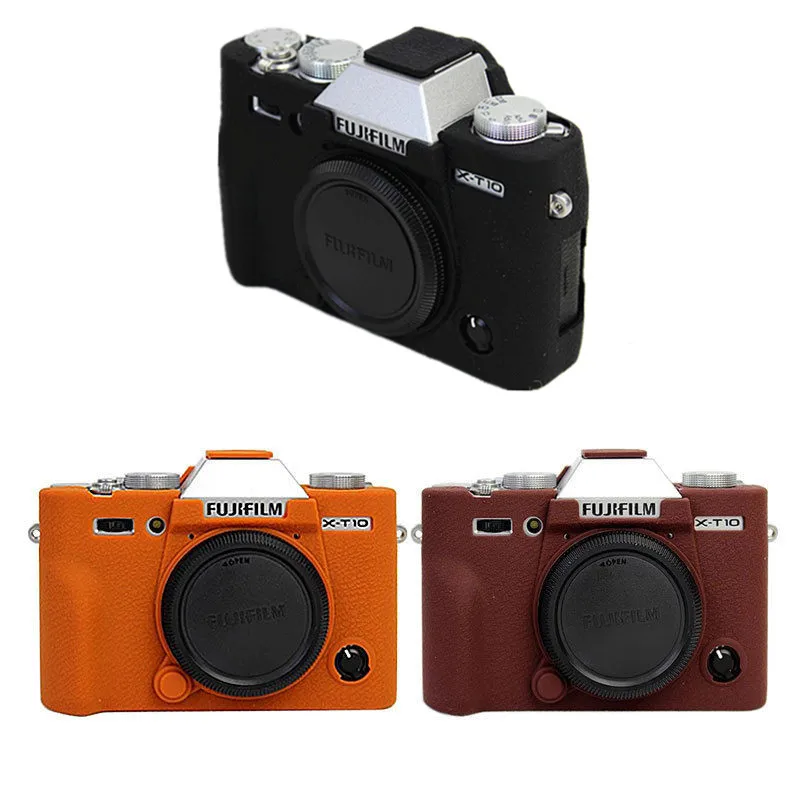 Камера мягкий силиконовый защитный чехол сумка для ЖК-дисплея с подсветкой Fujifilm Fuji X-T10 X-T20 XT10 XT20