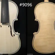 В стиле Гварнери незавершенный 5 струн песня бренд Maestro shell инкрустация violin4/4#9096