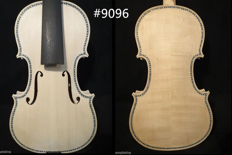 

Guarneri style unfinished 5strings SONG Brand Maestro shell inlay violin4/4 #9096