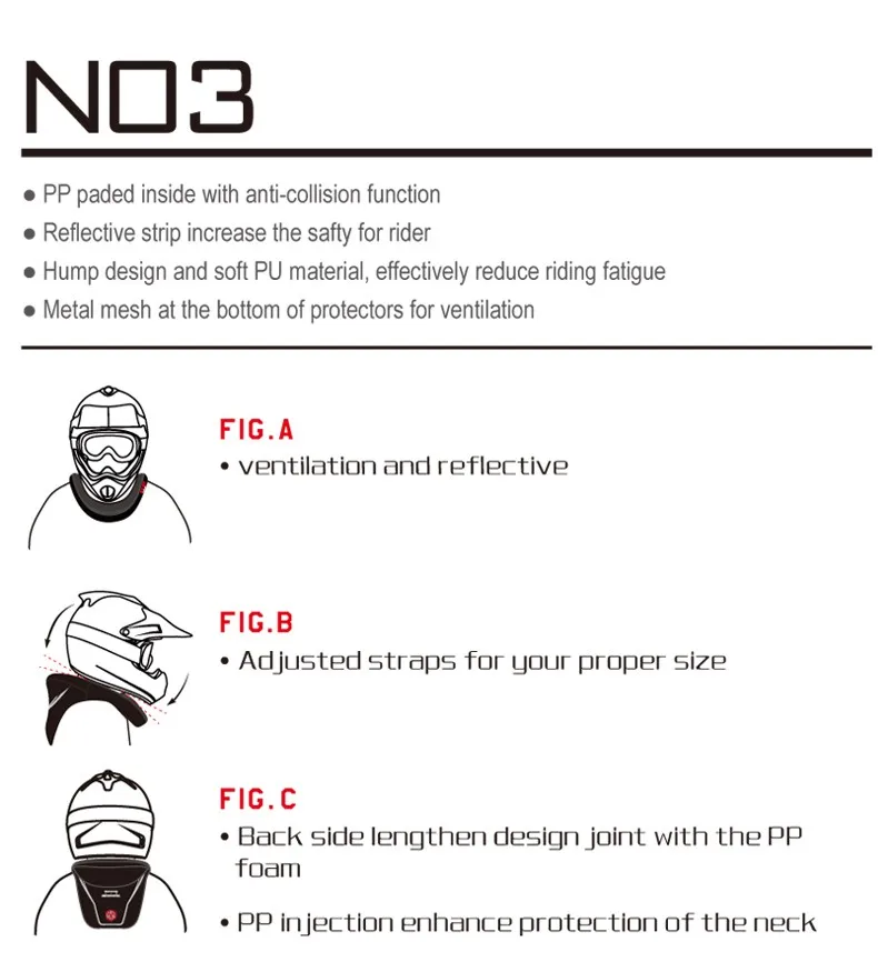 Защитный SCOYCO мотоциклетная защита для шеи высокое качество спортивные Шестерни аксессуары для длинных гоночных дистанций защитный шейный корсет Мотокросс N03
