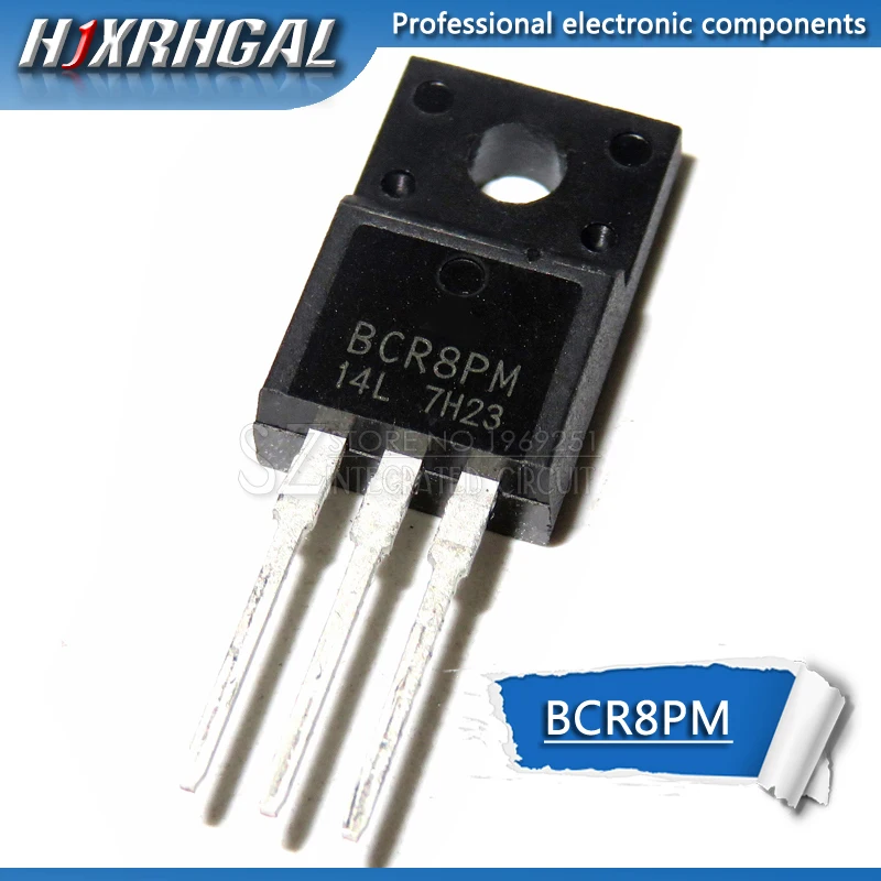 5 шт. BCR8PM-14L TO-220F BCR8PM-220 BCR8PM-14 | Электронные компоненты и принадлежности