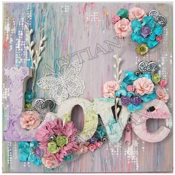 

Love flower 5d DIY Diamond Painting Cross Stitch Full Square/round Drill Diamond Embroidery Valentine's Day Mosaic Diamond Gift