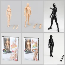 15cm Male Female Movable body joint Action Figure Toy artist Art painting Anime figures model doll Draw Mannequin bjd Art Sketch 15cm Male Female Movable body joint Action Figure Toy artist Art painting Anime figures model doll Draw Mannequin bjd Art Sketch