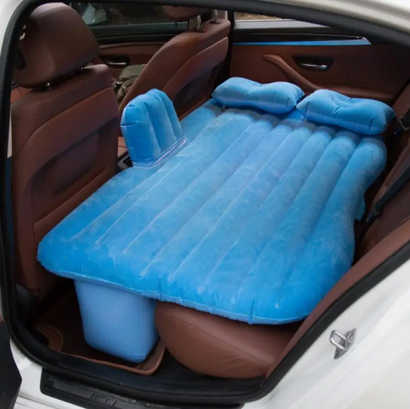 Автомобильный надувной матрас-сиденье для путешествий, надувная кровать, подушка для путешествий на открытом воздухе, кровати, диван с насосом для кемпинга, влагостойкая подушка