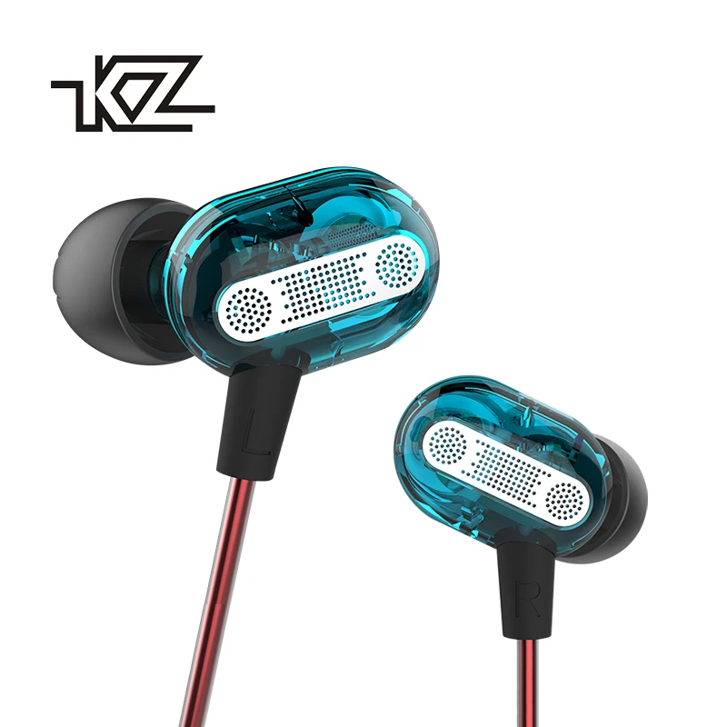 

KZ ZSE Dynamic Dual Driver In Ear Earphone Headset Audio Monitors Headphone Noise Isolating HiFi Music Sport Earbuds