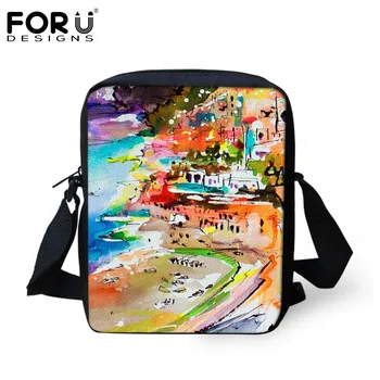 

FORUDESIGNS Children School Bags 3D Painting Print Small Book Shoulder Bag For Baby Girls Kids Mochila Kindergarten Bags Escolar
